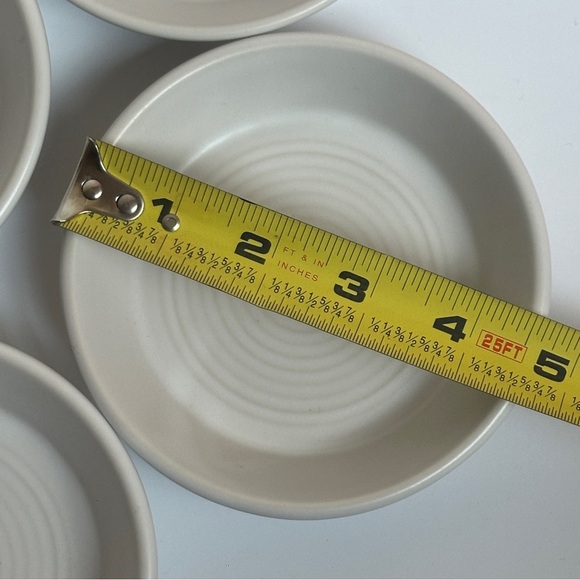 Dudson Evolution England Matte Pearl Stoneware Olive / Tapas Dish Set of 4 - Picture 8 of 8